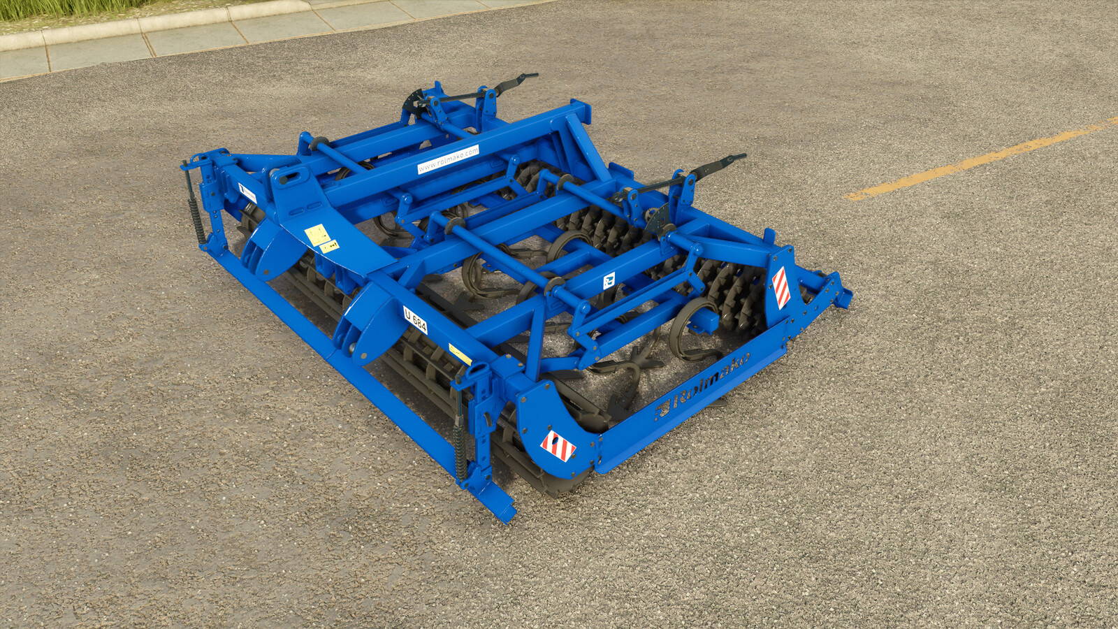 LS25,Geräte,Bodenbearbeitung,Grubber,Rolmako U684