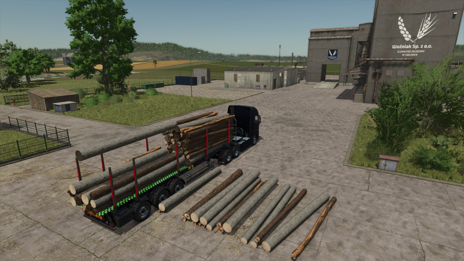 LS25,Geräte,Forsttechnik,Holztransport,Fliegl Timber Runner Autoload Wood