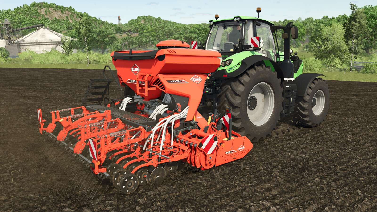 LS25,Geräte,Saattechnik,Drillsämaschinen,Kuhn HR 4040 + VENTA 4030