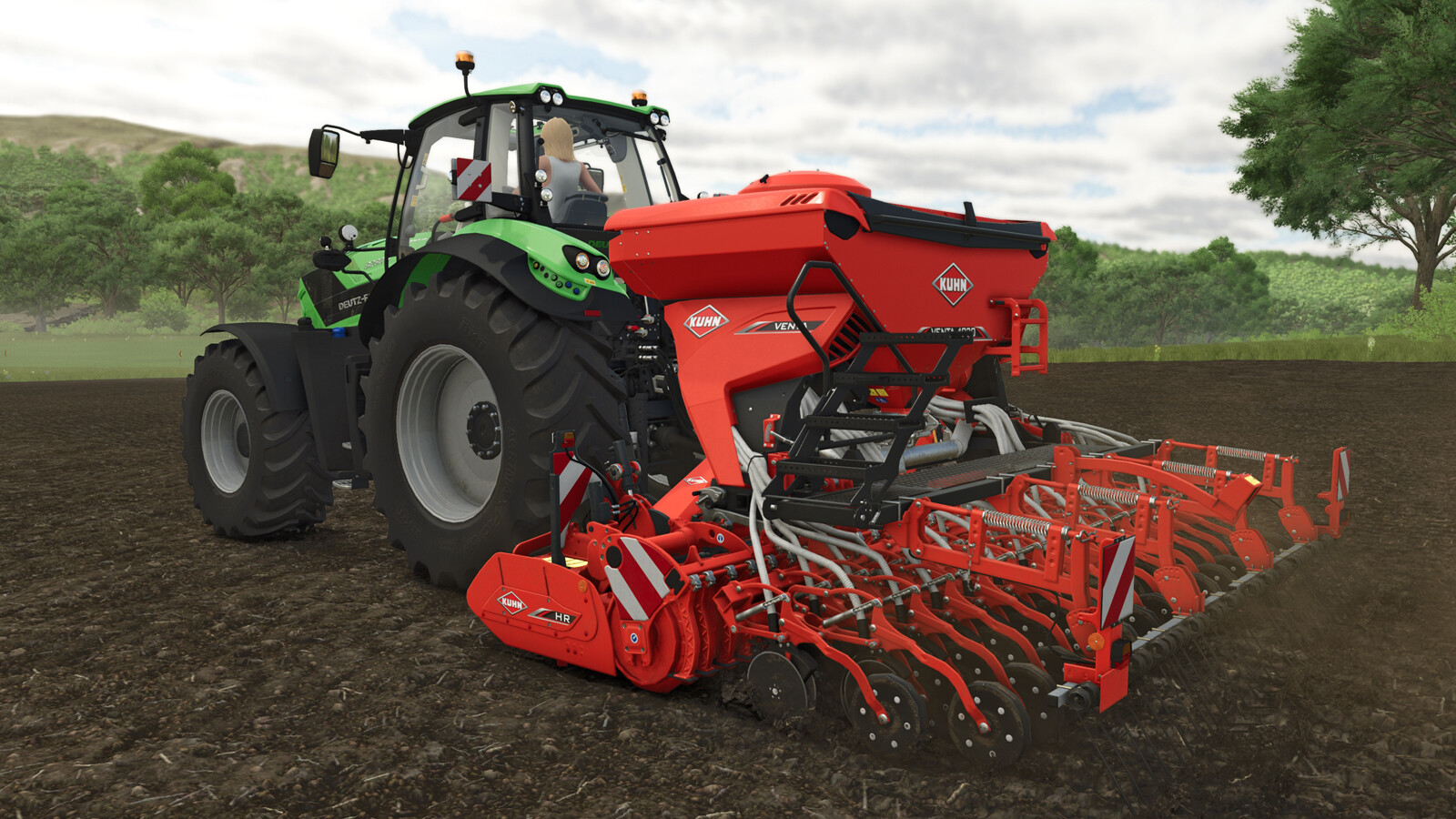 LS25,Geräte,Saattechnik,Drillsämaschinen,Kuhn HR 4040 + VENTA 4030