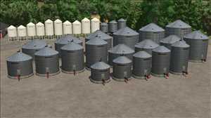 landwirtschafts farming simulator ls fs 25 2025 ls25 fs22 ls2025 fs2025 mods free download farm sim Meridian Getreidesilo Pack 1.0.0.0