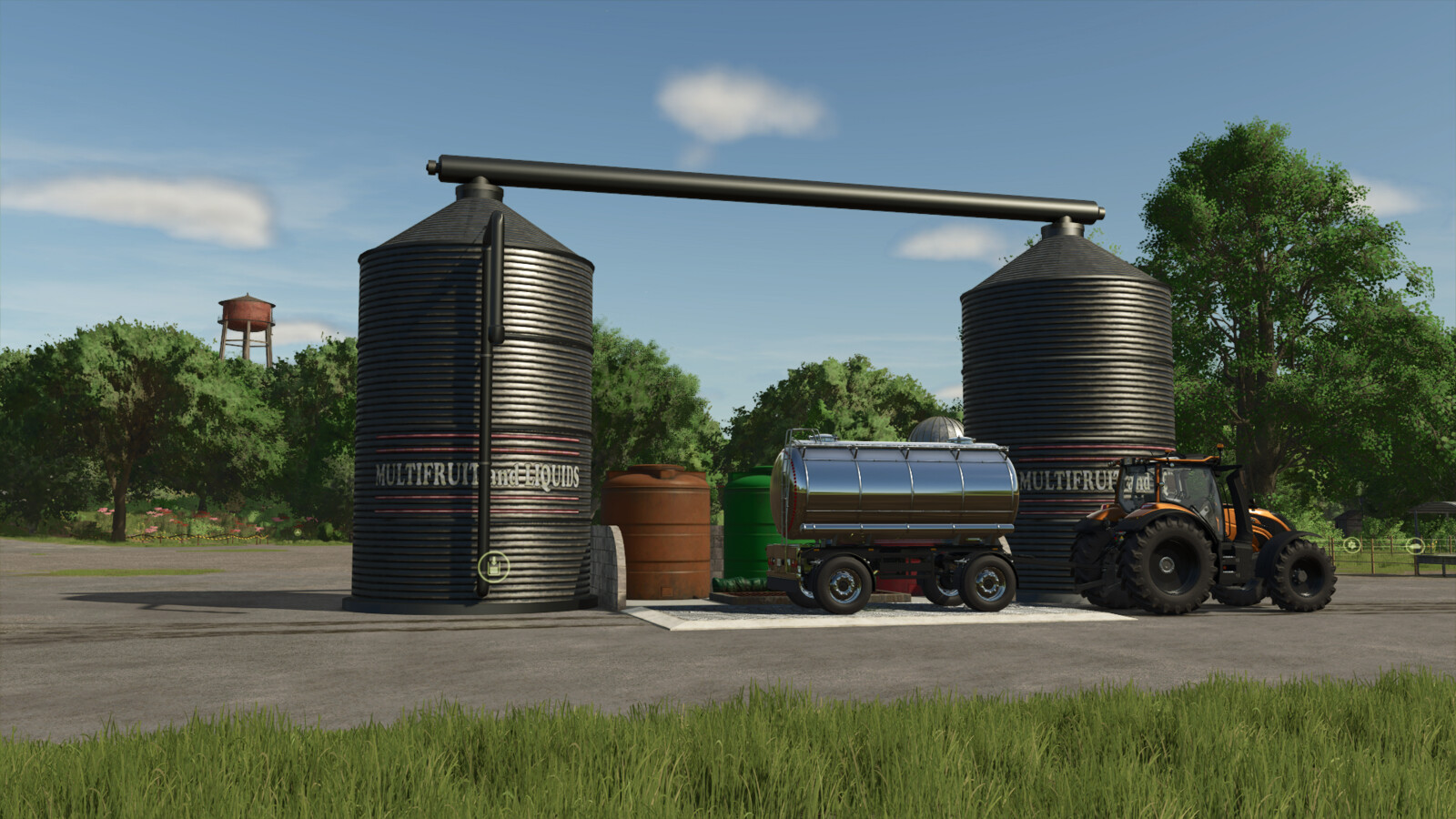LS25,Maps & Gebäude,Platzierbare Objekte,Getreidesilos,Multifruit Und Flüssigkeiten Silo