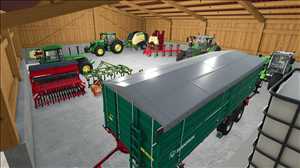 landwirtschafts farming simulator ls fs 25 2025 ls25 fs22 ls2025 fs2025 mods free download farm sim Holzscheune Mit Lageregalen 1.0.0.0