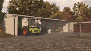 landwirtschafts farming simulator ls fs 25 2025 ls25 fs22 ls2025 fs2025 mods free download farm sim Schuppen Mit Garage 1.0.0.0