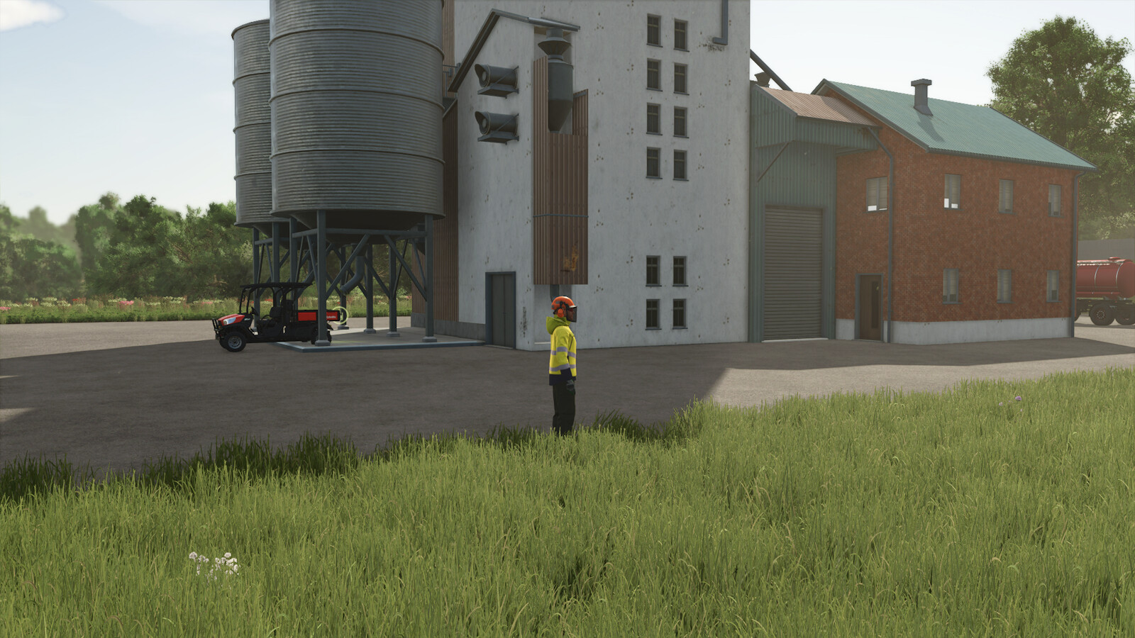 LS25,Maps & Gebäude,Platzierbare Objekte,Produktionsstätten,Modernisierte Getreidemühle