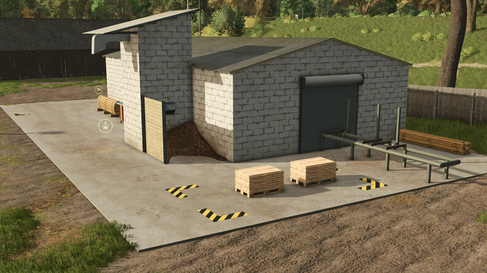 LS25,Maps & Gebäude,Platzierbare Objekte,Produktionsstätten,Sägewerk