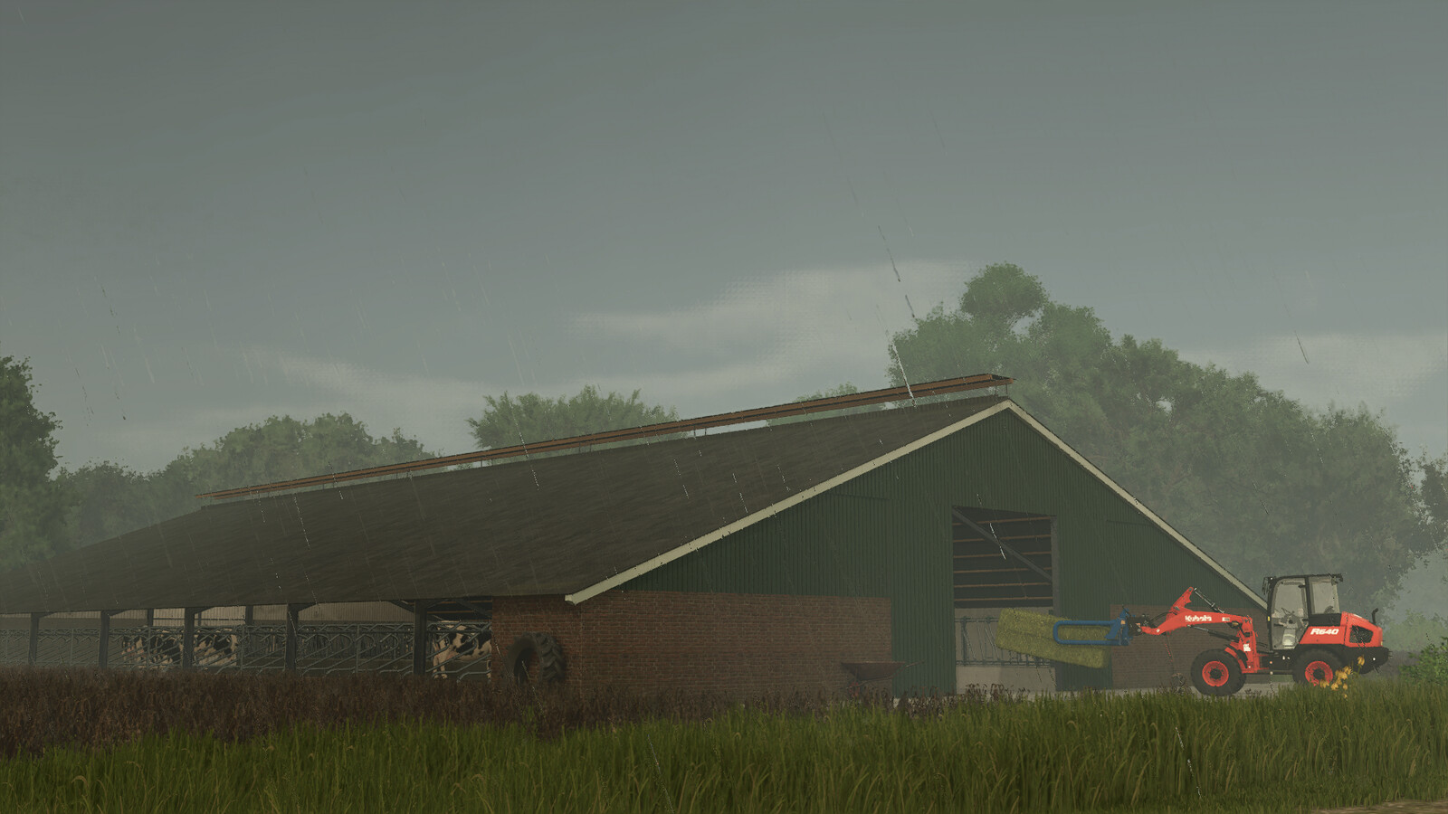LS25,Maps & Gebäude,Tiergehege,Kühe,Kuhstall Pack