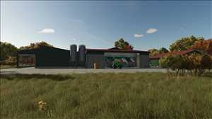 landwirtschafts farming simulator ls fs 25 2025 ls25 fs22 ls2025 fs2025 mods free download farm sim Großer Kuhstall Mit LIZARD Futterautomat 1.0.0.1