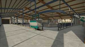 landwirtschafts farming simulator ls fs 25 2025 ls25 fs22 ls2025 fs2025 mods free download farm sim Großer Kuhstall Mit LIZARD Futterautomat 1.0.0.1
