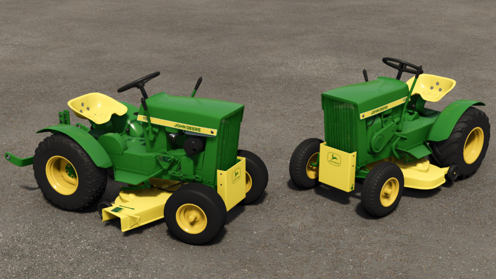 LS25,Selbstfahrer,Mähmaschinen,,John Deere 110/112 Round Fender