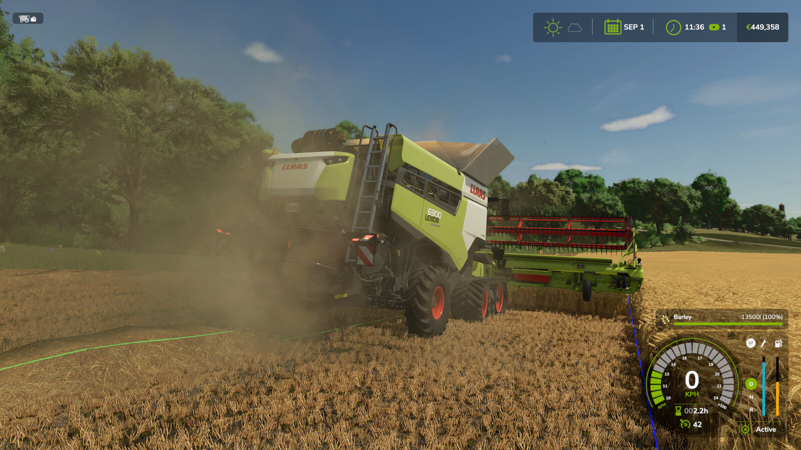 LS25,Sonstiges,Gameplay,,Automatisches Stoppen Für Volle Mähdrescher